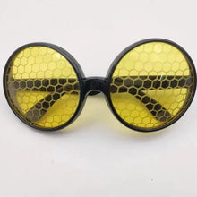 Load image into Gallery viewer, Party Funny Design Glasses Ball Fun Glasses Round Lens Honeycomb Glasses