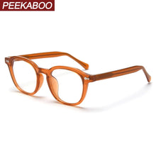 Load image into Gallery viewer, Peekaboo TR90 optical glasses frame for men blue light retro square spectacles for women acetate   korean style