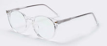 Load image into Gallery viewer, Peekaboo female round glasses frame for men korean retro candy color blue light blocking glassess for women TR90 clear lens