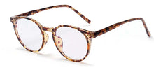 Load image into Gallery viewer, Peekaboo female round glasses frame for men korean retro candy color blue light blocking glassess for women TR90 clear lens