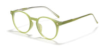 Load image into Gallery viewer, Peekaboo female round glasses frame for men korean retro candy color blue light blocking glassess for women TR90 clear lens