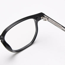 Load image into Gallery viewer, Peekaboo korean  tr90 glasses female clear lens acetate square glasses frame for men brown black retro style accessories