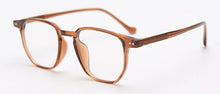Load image into Gallery viewer, Peekaboo korean  tr90 glasses female clear lens acetate square glasses frame for men brown black retro style accessories