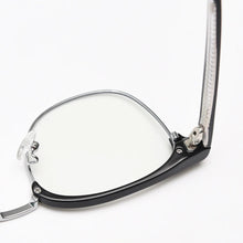 Load image into Gallery viewer, Peekaboo korean style retro glasses frame for men half rim male tr90 glasses for women acetate   brown leopard