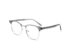 Load image into Gallery viewer, Peekaboo korean style retro glasses frame for men half rim male tr90 glasses for women acetate   brown leopard