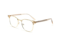 Load image into Gallery viewer, Peekaboo korean style retro glasses frame for men half rim male tr90 glasses for women acetate   brown leopard