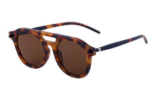 Load image into Gallery viewer, Peekaboo retro style oval sunglasses for women leopard orange ladies sun glasses for men uv400 female decoration 2024