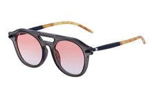 Load image into Gallery viewer, Peekaboo retro style oval sunglasses for women leopard orange ladies sun glasses for men uv400 female decoration 2024
