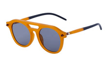 Load image into Gallery viewer, Peekaboo retro style oval sunglasses for women leopard orange ladies sun glasses for men uv400 female decoration 2024