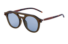 Load image into Gallery viewer, Peekaboo retro style oval sunglasses for women leopard orange ladies sun glasses for men uv400 female decoration 2024