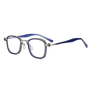 Personalized   Brand Acetate Titanium Glasses Men Square Original Quality Frame Spectacles Eyeglasses Women Eyewear