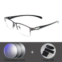 Load image into Gallery viewer, Photochromic Reading Glasses Chameleon Lens Men Women  Sun Glasses Eyeglasses +50 75 1.25 1.75 5.5 6