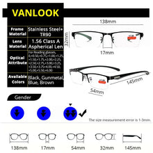 Load image into Gallery viewer, Photochromic Reading Glasses Chameleon Lens Men Women  Sun Glasses Eyeglasses +50 75 1.25 1.75 5.5 6