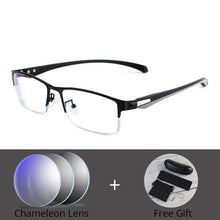 Load image into Gallery viewer, Photochromic Reading Glasses Chameleon Lens Men Women  Sun Glasses Eyeglasses +50 75 1.25 1.75 5.5 6