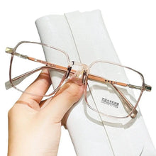 Load image into Gallery viewer, Photosensitive Discoloration Anti-Blue Light Glasses Blue Ray Blocking Ultralight Computer Goggles Eye Protection Metal