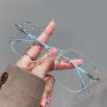 Load image into Gallery viewer, Photosensitive Discoloration Anti-Blue Light Glasses Blue Ray Blocking Ultralight Computer Goggles Eye Protection Metal