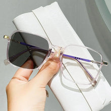 Load image into Gallery viewer, Photosensitive Discoloration Anti-Blue Light Glasses Blue Ray Blocking Ultralight Computer Goggles Eye Protection Metal