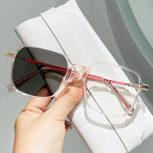 Load image into Gallery viewer, Photosensitive Discoloration Anti-Blue Light Glasses Blue Ray Blocking Ultralight Computer Goggles Eye Protection Metal