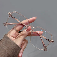 Load image into Gallery viewer, Photosensitive Discoloration Anti-Blue Light Glasses Blue Ray Blocking Ultralight Computer Goggles Eye Protection Metal