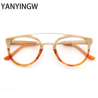 Pilot  Optical Acetate Glasses Frame Men Women Brand Design Vintage Glasses Male Business Eyeglasses