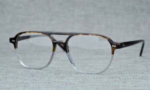 Pilot Style Acetate Optical Glasses frame Women Brand Designer Square Prescription Eyeglasses Male spectacles oculos de grau