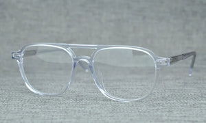 Pilot Style Acetate Optical Glasses frame Women Brand Designer Square Prescription Eyeglasses Male spectacles oculos de grau