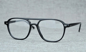 Pilot Style Acetate Optical Glasses frame Women Brand Designer Square Prescription Eyeglasses Male spectacles oculos de grau