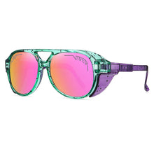 Carica l&#39;immagine nel visualizzatore di Gallery, Pit Viper Sport Goggles Polarized Sunglasses Mens Women Outdoor Oval Sun glasses UV400 Riding Wide View Mtb Eyeglasses With Box