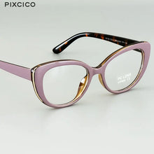 Carica l&#39;immagine nel visualizzatore di Gallery, Pixcico 45677 Cat Eye Glasses Frames Women Optical Computer Glasses Customized prescription glasses