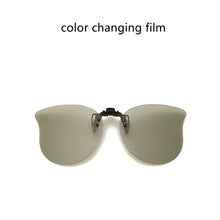 Load image into Gallery viewer, Polarized Clip On Sunglasses Flip Up Sunglasses Photochromic Driving Glasses Mirrored Sunglasses Night Vision Fishing Goggle