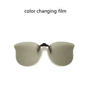 Polarized Clip On Sunglasses Flip Up Sunglasses Photochromic Driving Glasses Mirrored Sunglasses Night Vision Fishing Goggle