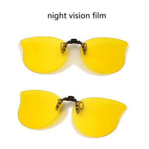 Polarized Clip On Sunglasses Flip Up Sunglasses Photochromic Driving Glasses Mirrored Sunglasses Night Vision Fishing Goggle