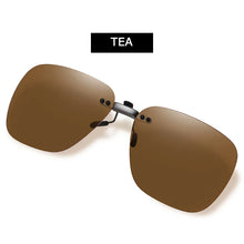 Carica l&#39;immagine nel visualizzatore di Gallery, Polarized Clips-On Sunglasses Round Stylish Trend Drivers Edgeless Glasses Clips Myopia Frame Glasses Clips