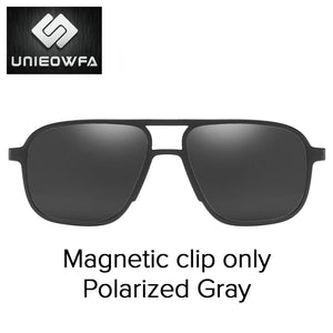 Polarized Magnet Clip On Glasses Frame Men Optical Myopia Eyeglasses Frame Prescription Black Magnet Clip On Sunglasses Male