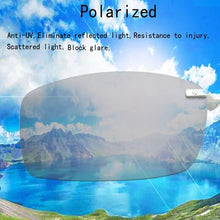 Load image into Gallery viewer, Polarized Magnetic Sleeve Mirror Men&#39;s Myopia Magnet Sunglasses Adsorption Clip On Glasses Frame Square Silver Thin Temples