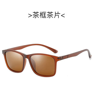 Polarized Sunglasses Men TR90 Square Sun Glasses UV400 Driving Goggles Brand Designer Shades Eyewear for Fishing Hiking