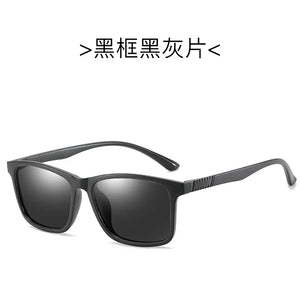 Polarized Sunglasses Men TR90 Square Sun Glasses UV400 Driving Goggles Brand Designer Shades Eyewear for Fishing Hiking