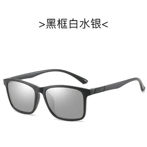 Polarized Sunglasses Men TR90 Square Sun Glasses UV400 Driving Goggles Brand Designer Shades Eyewear for Fishing Hiking