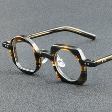 Load image into Gallery viewer, Pop Vintage Round in Square Eyeglasses Frame High-end Acetate Nearsight Eyewear  ALL-MATCH Spectacles