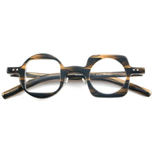 Load image into Gallery viewer, Pop Vintage Round in Square Eyeglasses Frame High-end Acetate Nearsight Eyewear  ALL-MATCH Spectacles