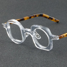 Load image into Gallery viewer, Pop Vintage Round in Square Eyeglasses Frame High-end Acetate Nearsight Eyewear  ALL-MATCH Spectacles