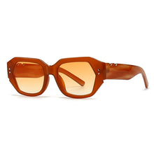 Carica l&#39;immagine nel visualizzatore di Gallery, Popular Square Sunglasses For Women Luxury Brand Designer Big Frame Retro Sunglasses Shades Eyewear UV400