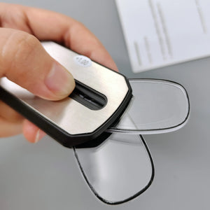 Portable Clip-on Reading Glasses Folding Legless Ultralight Keychain Glasses Men Women Mini Presbyopic Glasses +1.0 To +3.0
