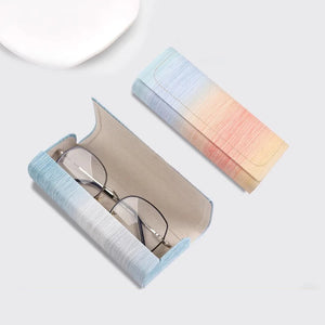 Portable Rainbow Glasses Case Reading Glasses Box Sunglasses Eyeglasses Spectacle Case Hard Eyewear Protector Gift