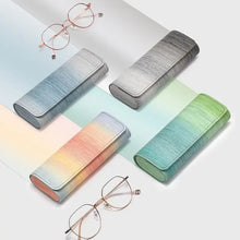 Load image into Gallery viewer, Portable Rainbow Glasses Case Reading Glasses Box Sunglasses Eyeglasses Spectacle Case Hard Eyewear Protector Gift