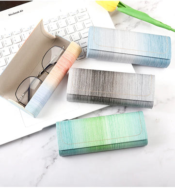 Portable Rainbow Glasses Case Reading Glasses Box Sunglasses Eyeglasses Spectacle Case Hard Eyewear Protector Gift