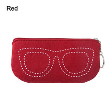 Load image into Gallery viewer, Portable Reading Glasses Zipper Pouch Glasses Case Sunglasses Bag Eyeglasses Sleeve Glasses Box