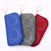 Load image into Gallery viewer, Portable Reading Glasses Zipper Pouch Glasses Case Sunglasses Bag Eyeglasses Sleeve Glasses Box