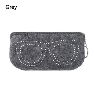 Portable Reading Glasses Zipper Pouch Glasses Case Sunglasses Bag Eyeglasses Sleeve Glasses Box