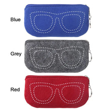 Load image into Gallery viewer, Portable Reading Glasses Zipper Pouch Glasses Case Sunglasses Bag Eyeglasses Sleeve Glasses Box